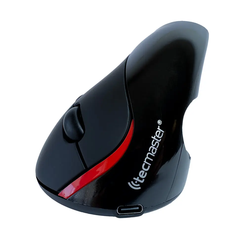 [PC-TEC-100544-AERO-BLK] Mouse Aero Ergo Tecmaster Dual BT 2.4G Recargable