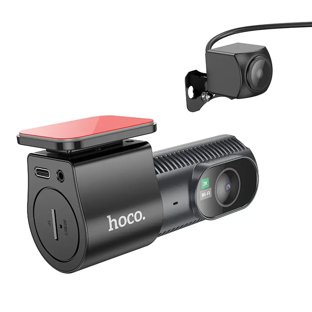 Cámara Auto Hoco DV8 2K Doble Cámara Grabadora