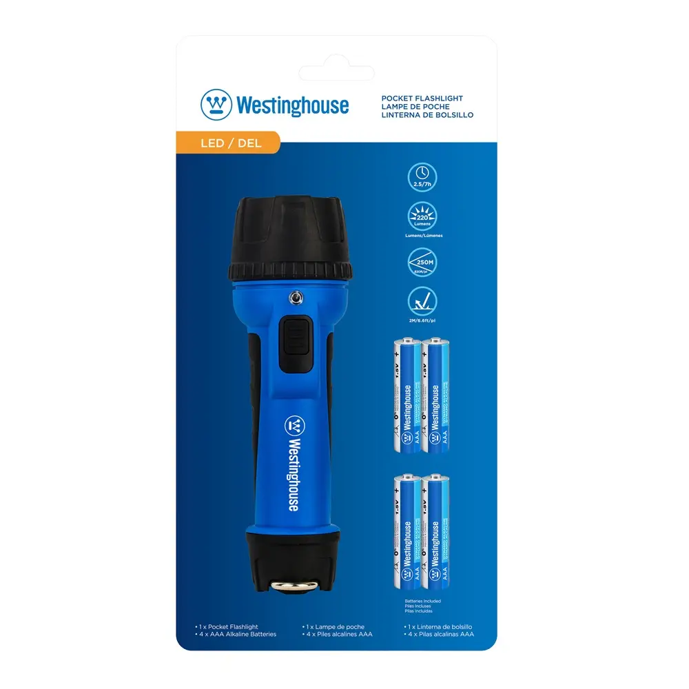Linterna Westinghouse LED 220 Lúmenes 3 Modos Resistente
