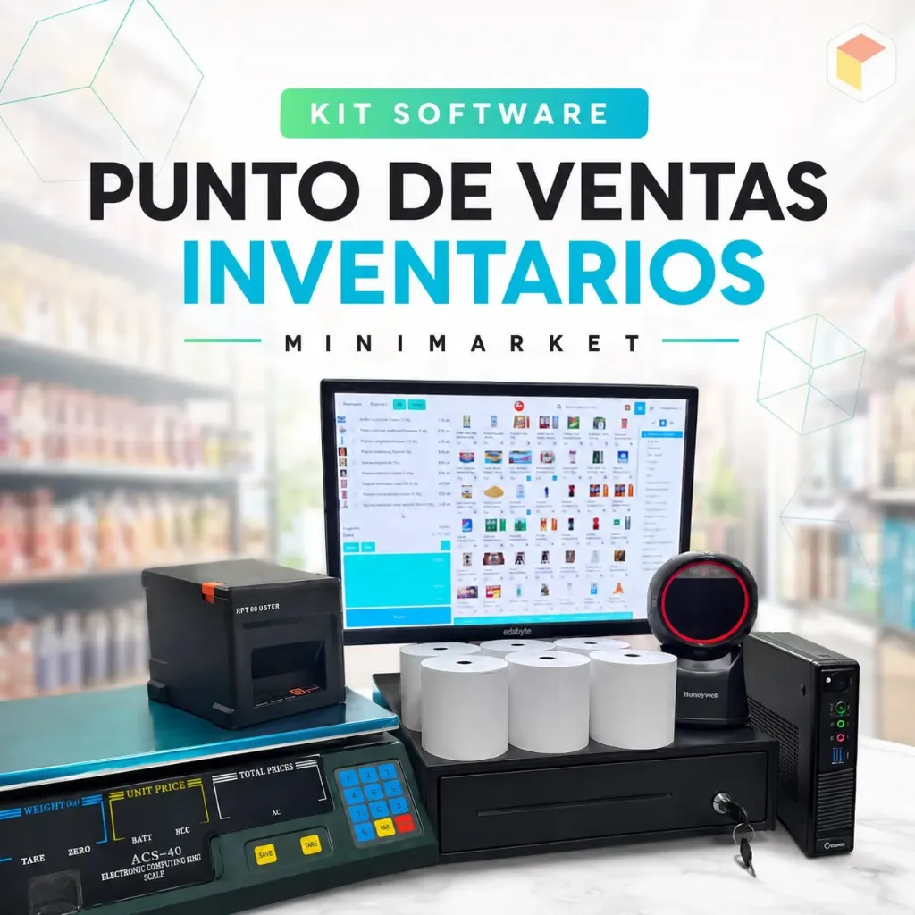 [LIC-TUY-SET-0008] Set Minimarket Punto De Venta e Inventario + Balanza | Software Ranmy