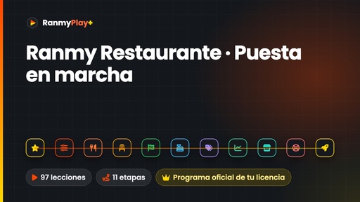 Ranmy Restaurante · Puesta en marcha